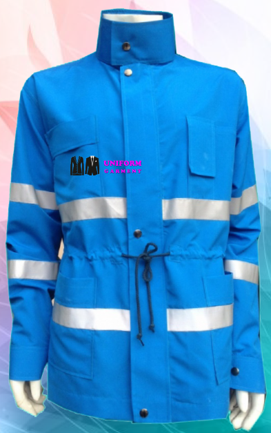 เสื้อกู้ภัย ติดสะท้อนแสง แขนยาว