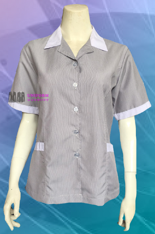 เสื้อแม่บ้านคอฮาวาย