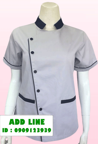 เสื้อแม่บ้านคอจีน
