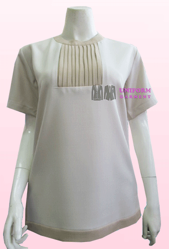 เสื้อแม่บ้านคอกลม