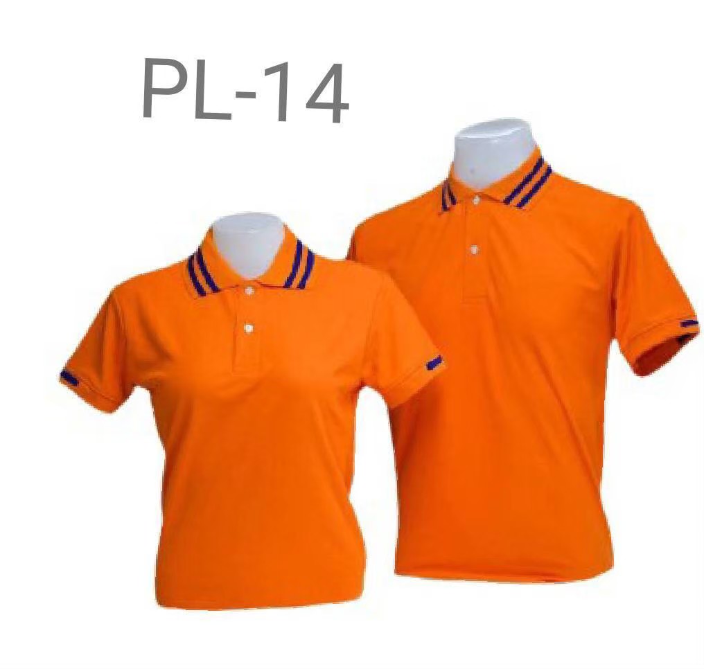 เสื้อโปโล สีส้ม