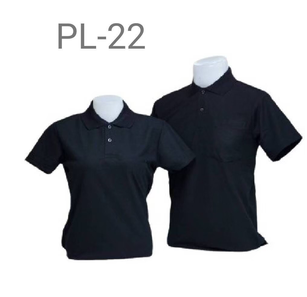 เสื้อโปโล สีดำ