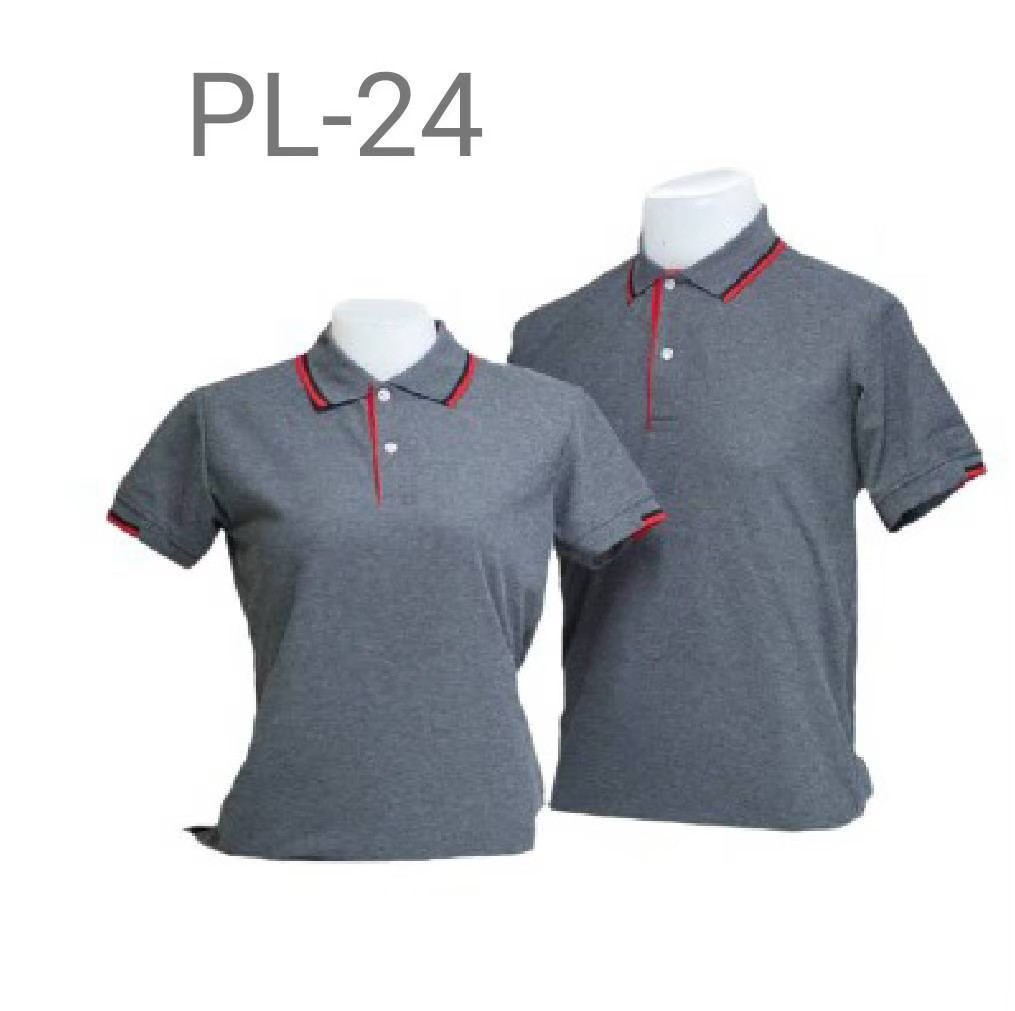 เสื้อโปโล สีเทา