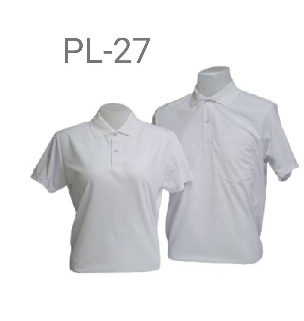 เสื้อโปโล สีขาว