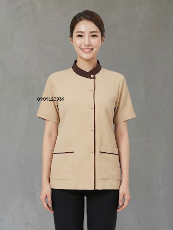 เสื้อแม่บ้านคอป้าย
