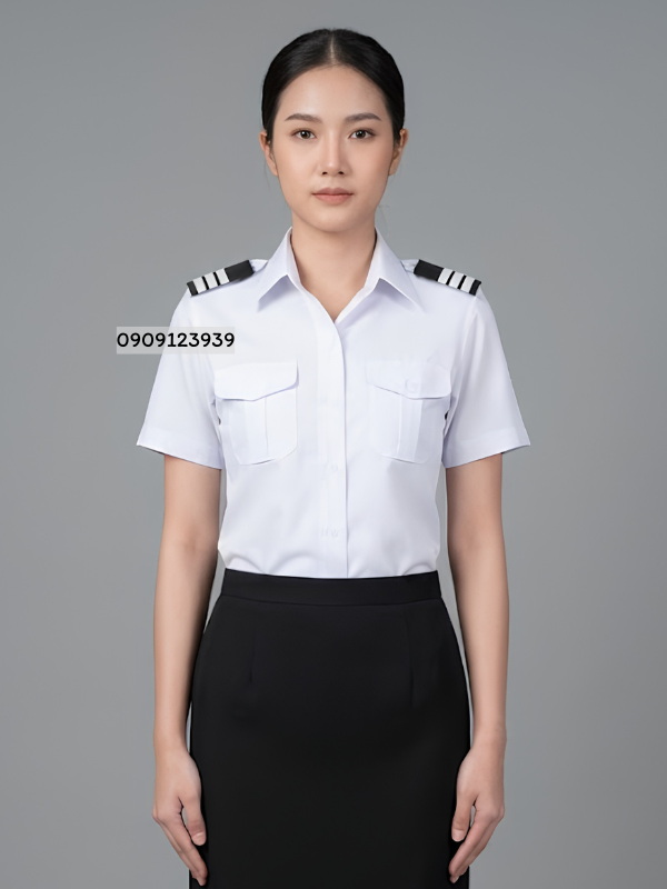 เสื้อนักบิน ผู้หญิง แขนสั้น