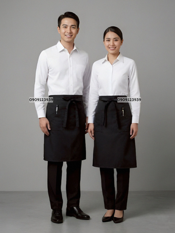 ผ้ากันเปื้อนครึ่งตัวสั้น