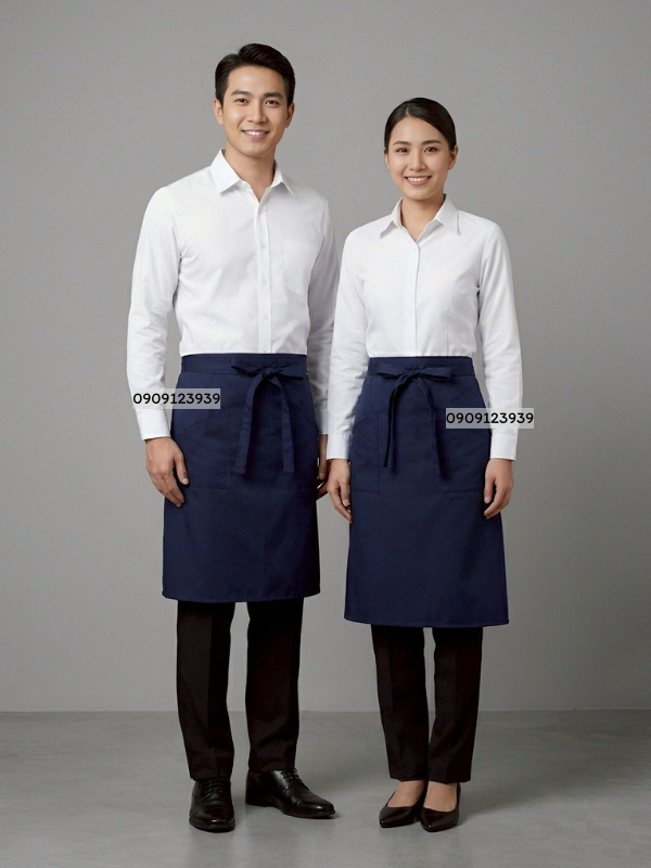 ผ้ากันเปื้อนครึ่งตัวสั้น
