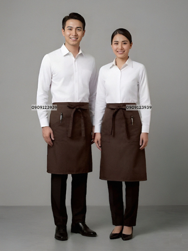 ผ้ากันเปื้อนครึ่งตัวสั้น
