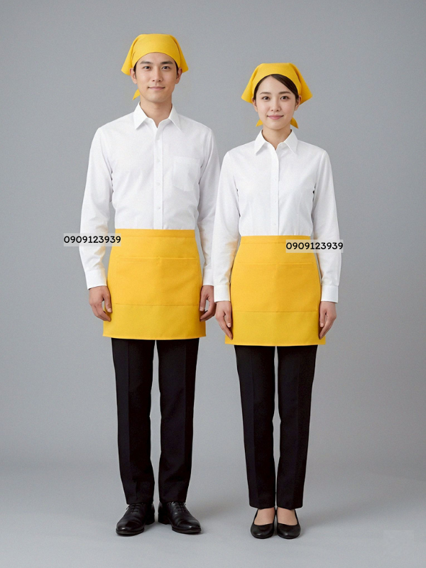 ผ้ากันเปื้อนครึ่งตัวสั้น
