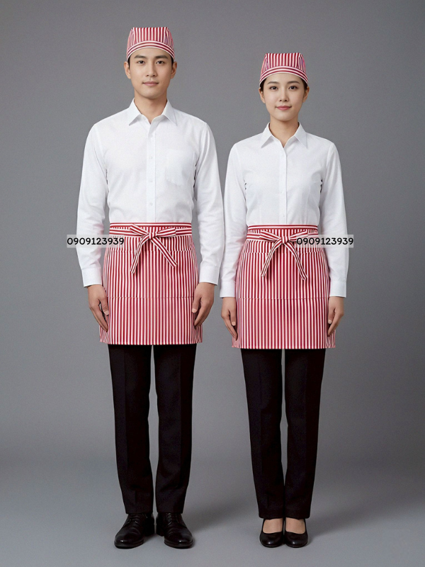 ผ้ากันเปื้อนครึ่งตัวสั้น